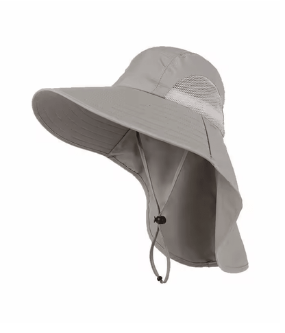Quick Dry Sun Protection Fishing Hat With Neck Cover For Outdoor Hiking And Travel 5