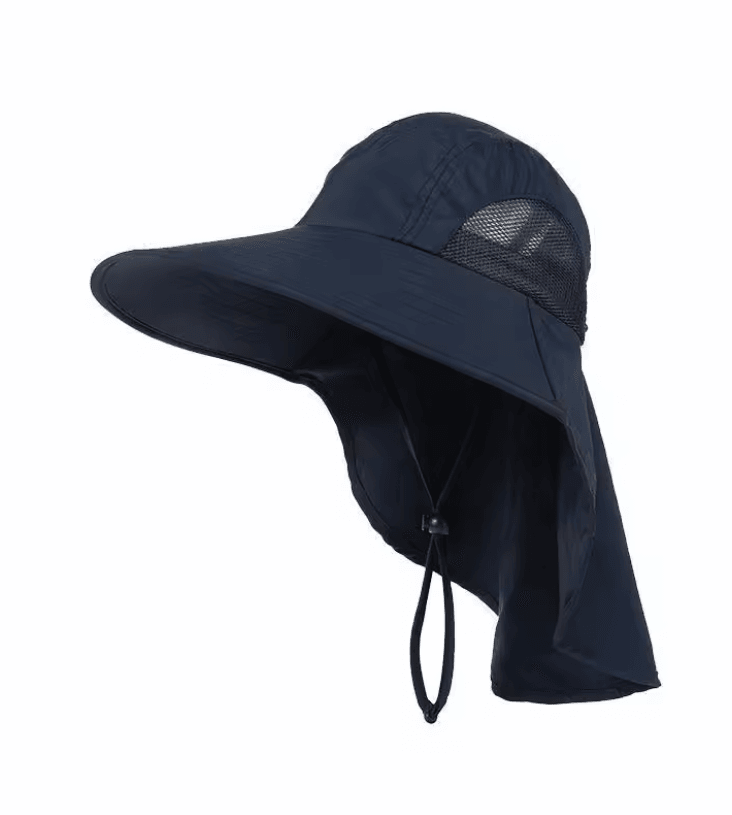 Quick Dry Sun Protection Fishing Hat With Neck Cover For Outdoor Hiking And Travel 3