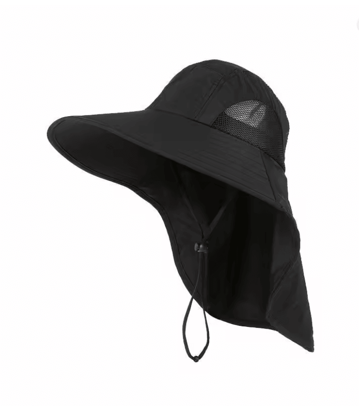 Quick Dry Sun Protection Fishing Hat With Neck Cover For Outdoor Hiking And Travel 2