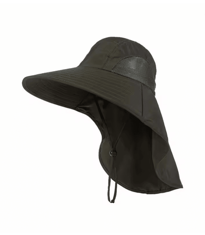 Quick Dry Sun Protection Fishing Hat With Neck Cover For Outdoor Hiking And Travel 1