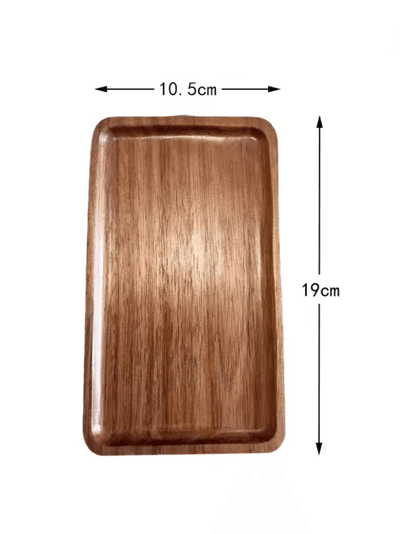 Japanese Style Wooden Food Tray For Snacks Dessert Tea Or Bread 3
