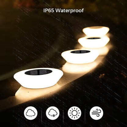 Solar Ground Lights With 14 LED Waterproof Outdoor Lawn Lamps 2