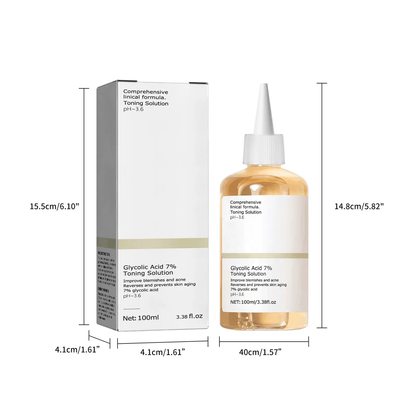 Glycolic Acid 7 Percent Toning Solution For Acne Removal And Skin Hydration 2