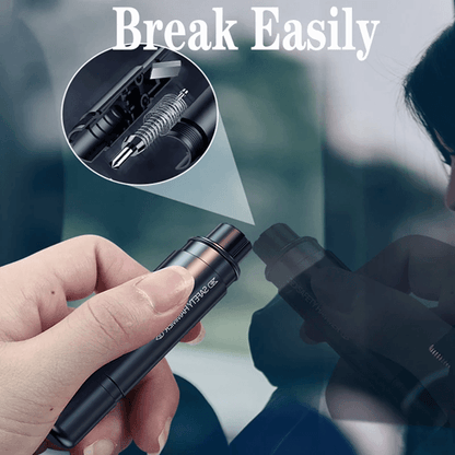2 In 1 Car Safety Hammer With Glass Breaker And Seat Belt Cutter 2