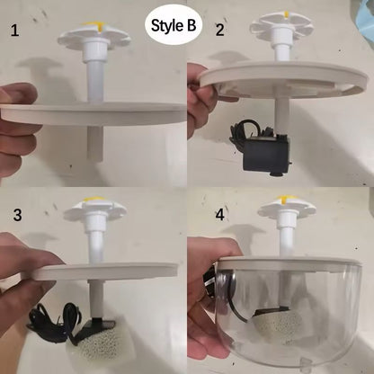 USB Electric Pet Water Fountain With Filter For Cats And Small Pets 1
