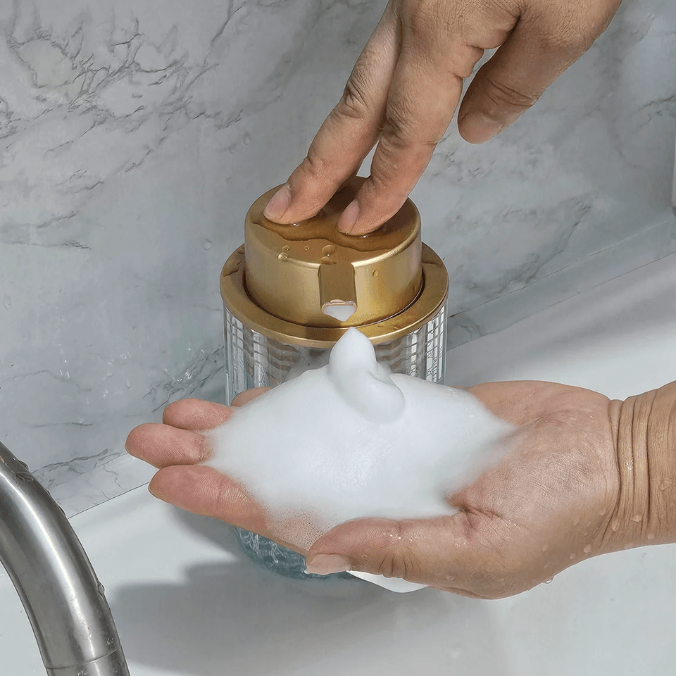 Hand Foaming Soap Dispenser Bottle For Bathroom Or Kitchen Countertops 2