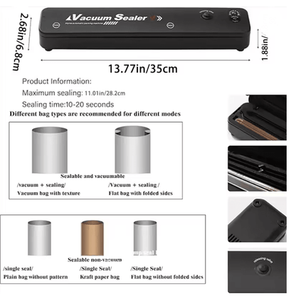 Automatic Vacuum Sealer Machine For Food Storage And Preservation 2