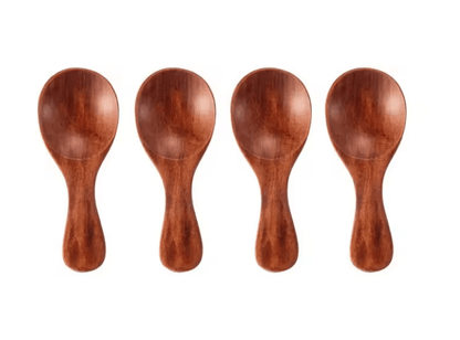 Mini Wooden Spoons Set For Spices Sugar Tea And Coffee 6
