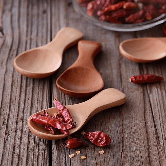 Mini Wooden Spoons Set For Spices Sugar Tea And Coffee 1