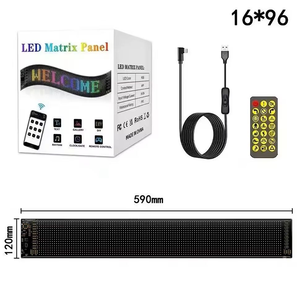 Programmable LED Sign Display For Car Or Storefront Use 9