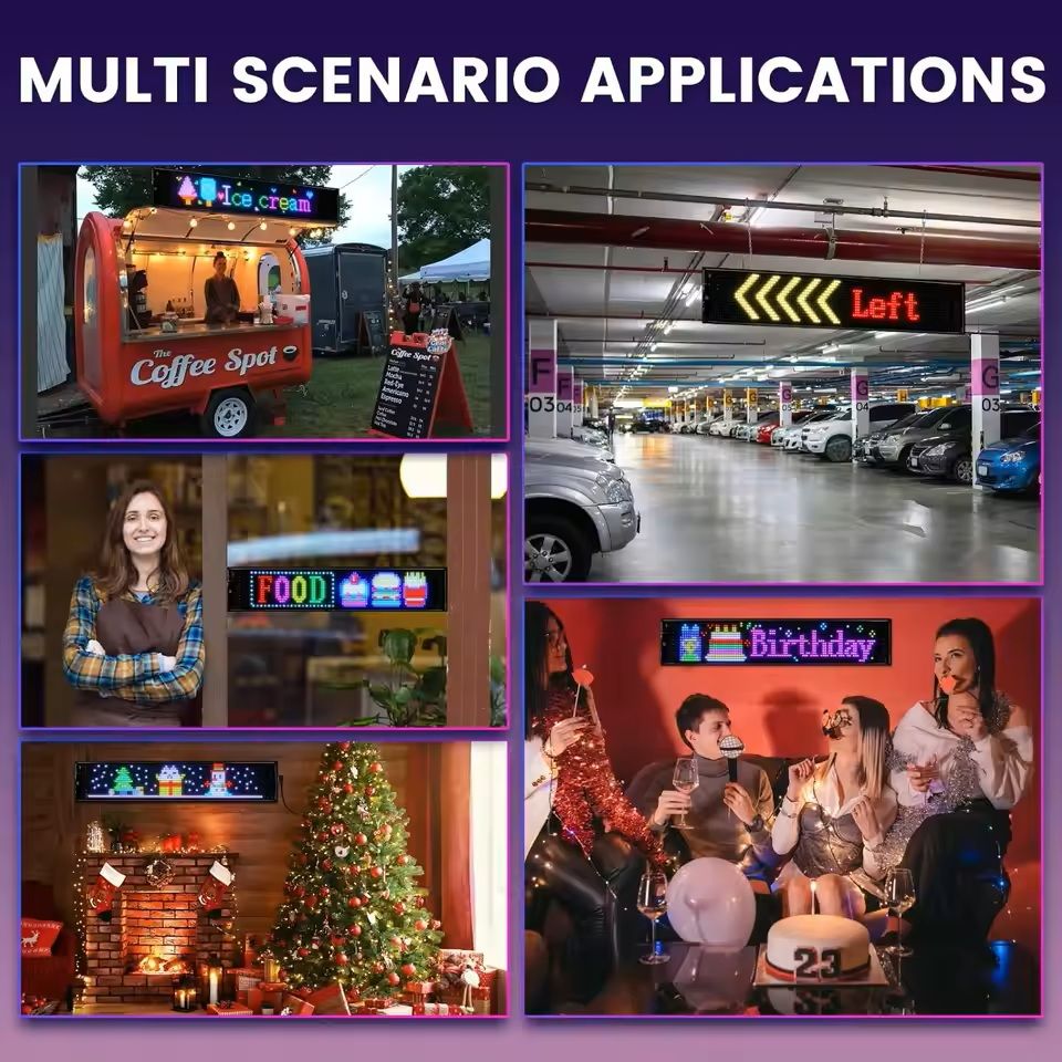 Programmable LED Sign Display For Car Or Storefront Use 2