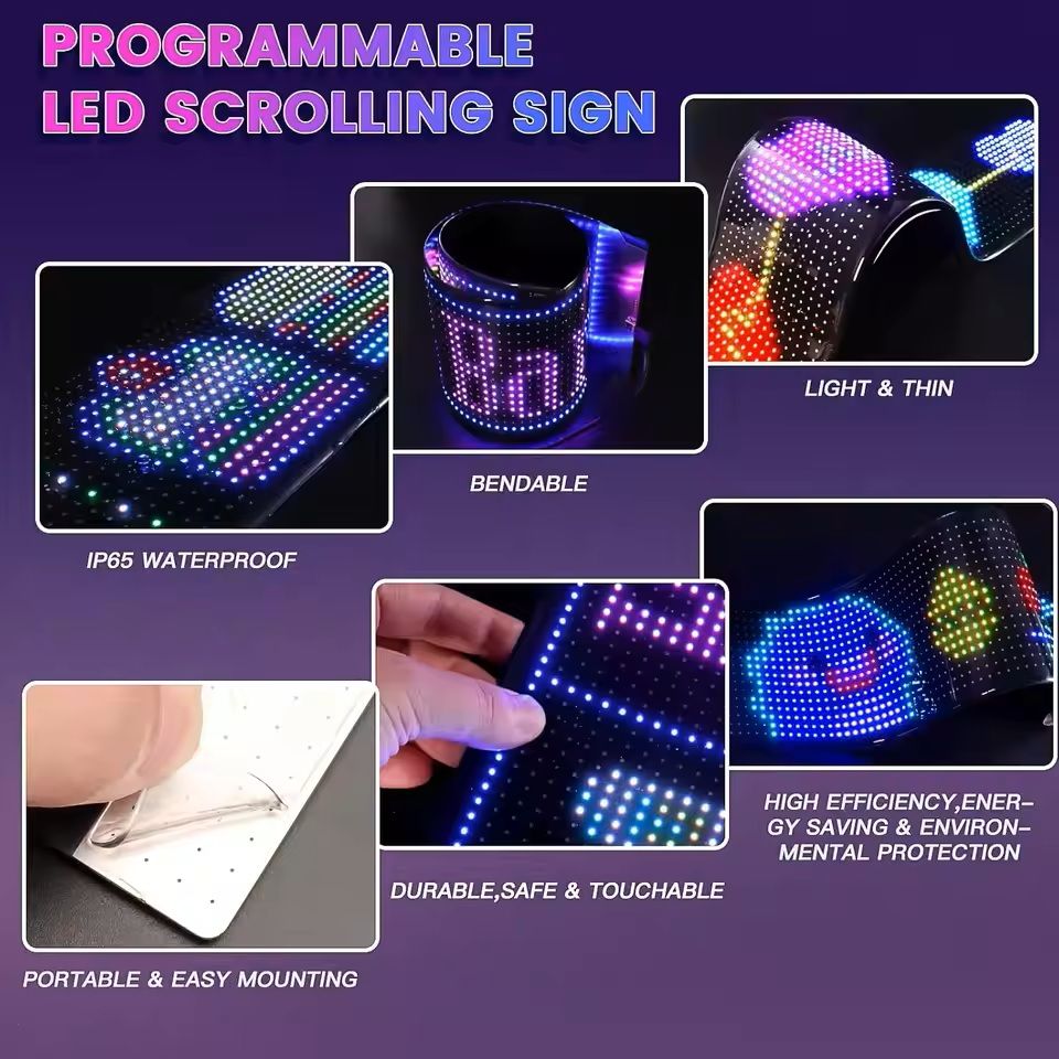 Programmable LED Sign Display For Car Or Storefront Use 3