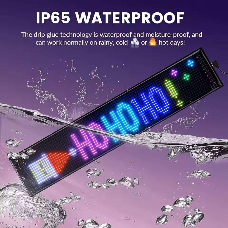 Programmable LED Sign Display For Car Or Storefront Use 4
