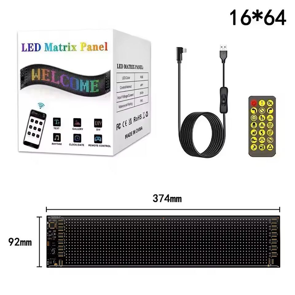 Programmable LED Sign Display For Car Or Storefront Use 7