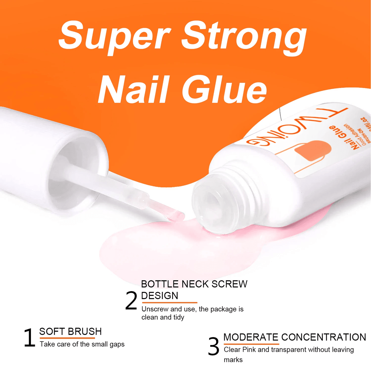 Super Strong Nail Glue For Press On Nails Acrylic Tips And Nail Art Decoration 2