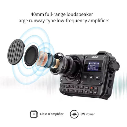 Portable Bluetooth Speaker With LCD Screen And FM Radio 1
