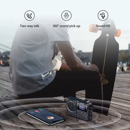 Portable Bluetooth Speaker With LCD Screen And FM Radio 2