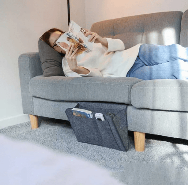 Felt Bedside Storage Organizer For Dorms Sofas  Small Spaces 1