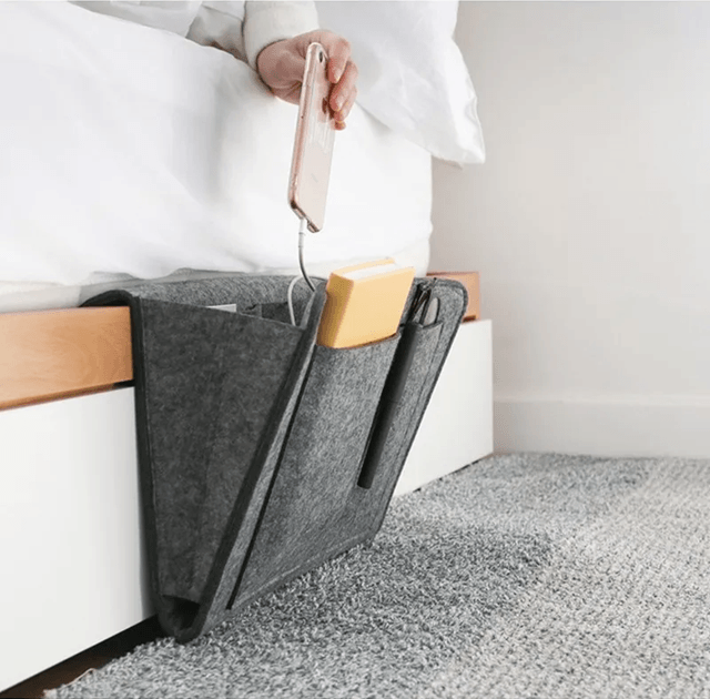 Felt Bedside Storage Organizer for Dorms, Sofas & Small Spaces