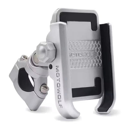 Aluminum Motorcycle Phone Holder for Rearview Mirror Mount