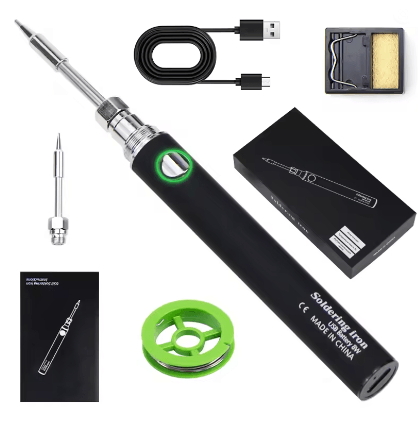 Rechargeable Cordless Soldering Iron Pen With Adjustable Temperature  USB Powered Kit 1