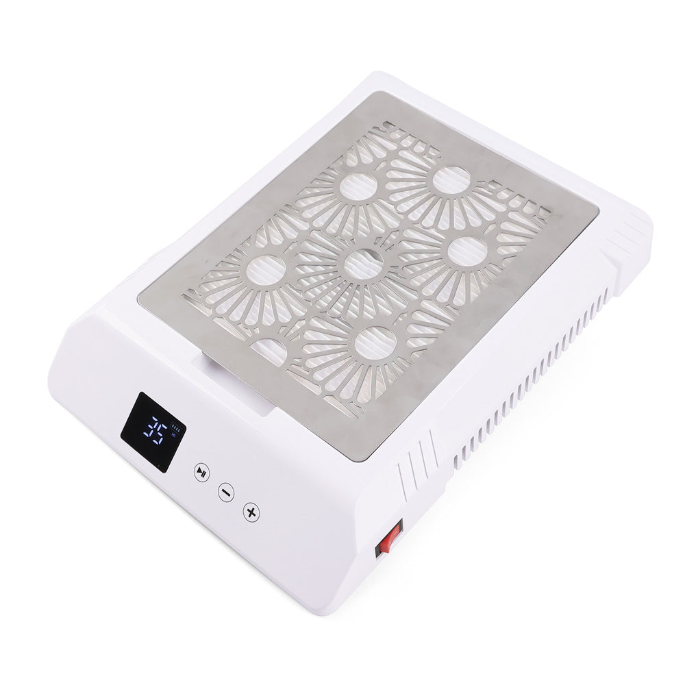 Wireless High Power Strong Suction Nail Dust Collector Vacuum Rechargeable Nail Dust Cleaner 2