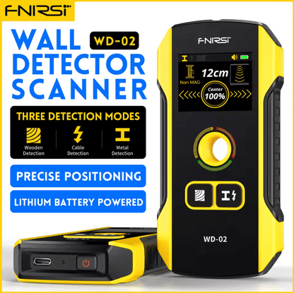 FNIRSI Wall Scanner With Positioning Hole  Live Wire Metal And Stud Detector For Accurate Wall Scan 4