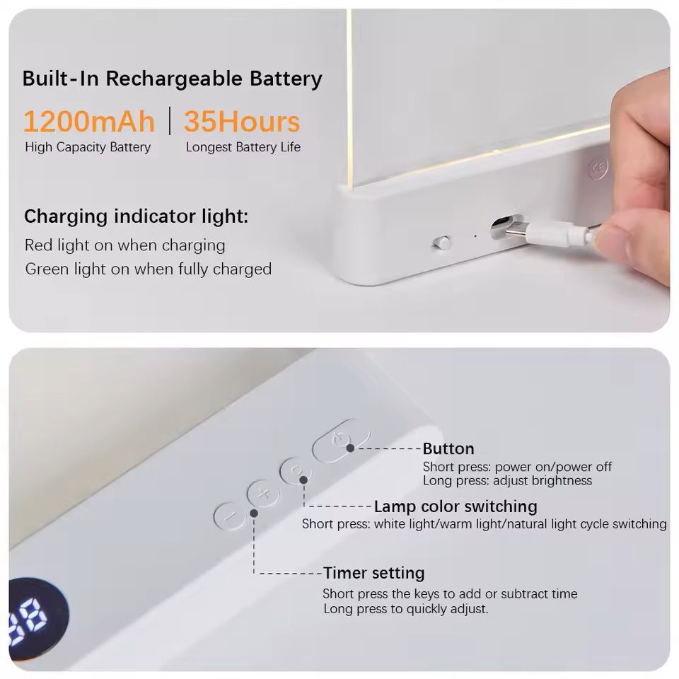 LED Bookmark Reading Light For Bed And Travel 3