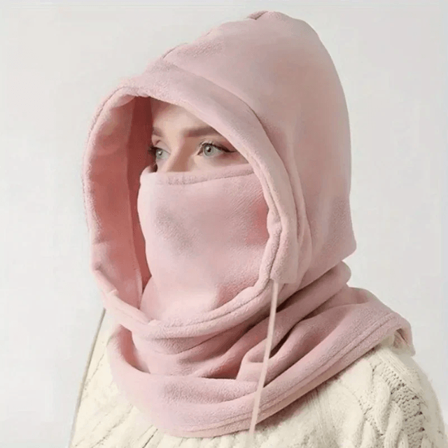 Winter Hooded Balaclava Scarf  Warm Fleece Neck Gaiter For Skiing Cycling And Cold Weather Protecti 3