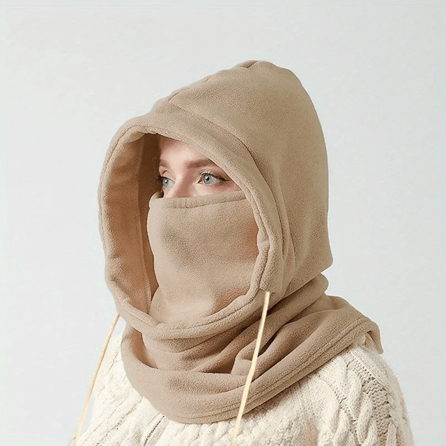 Winter Hooded Balaclava Scarf  Warm Fleece Neck Gaiter For Skiing Cycling And Cold Weather Protecti 4