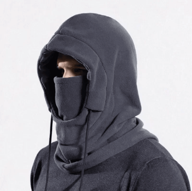 Winter Hooded Balaclava Scarf  Warm Fleece Neck Gaiter For Skiing Cycling And Cold Weather Protecti 2
