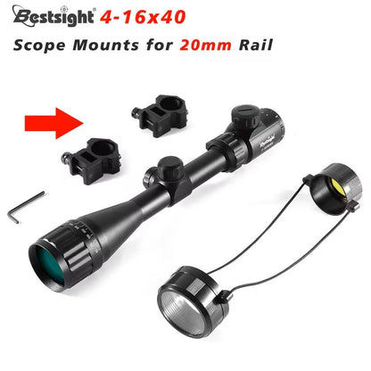 Long Range Rifle Scope With Red And Green Illumination 7