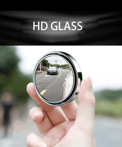 2pcs Adjustable Blind Spot Mirrors  360 WideAngle Convex Rearview Safety Mirrors For Cars 2