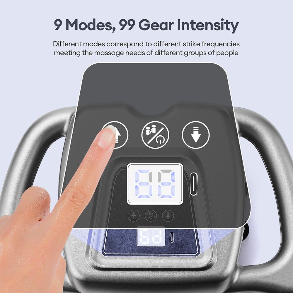 Head Fascia Gun 99 Levels Strength, High-Frequency Vibration Body Massage Gun for Back & Waist, Neck & Shoulder Massage