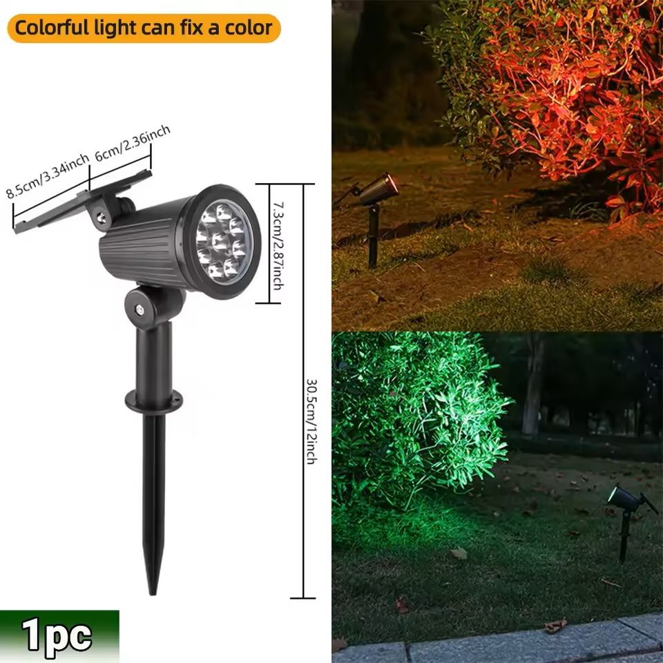 RGB Solar Spot Lights For Outdoor Garden And Landscape 5