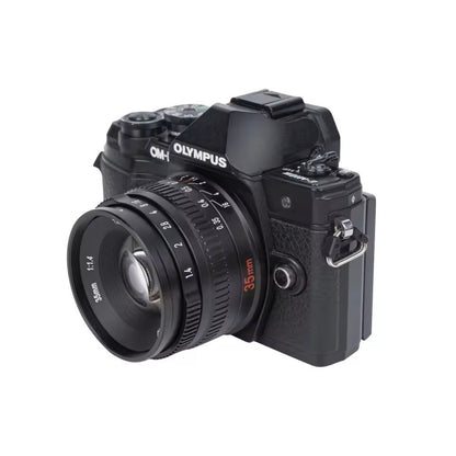 35mm F14 Prime Camera Lens For Sony Fujifilm Nikon Canon Mirrorless 6