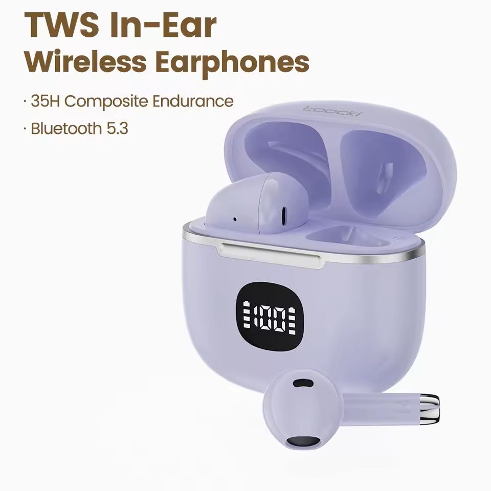 Bluetooth Wireless Earbuds With LED Display And Long Battery Life 8