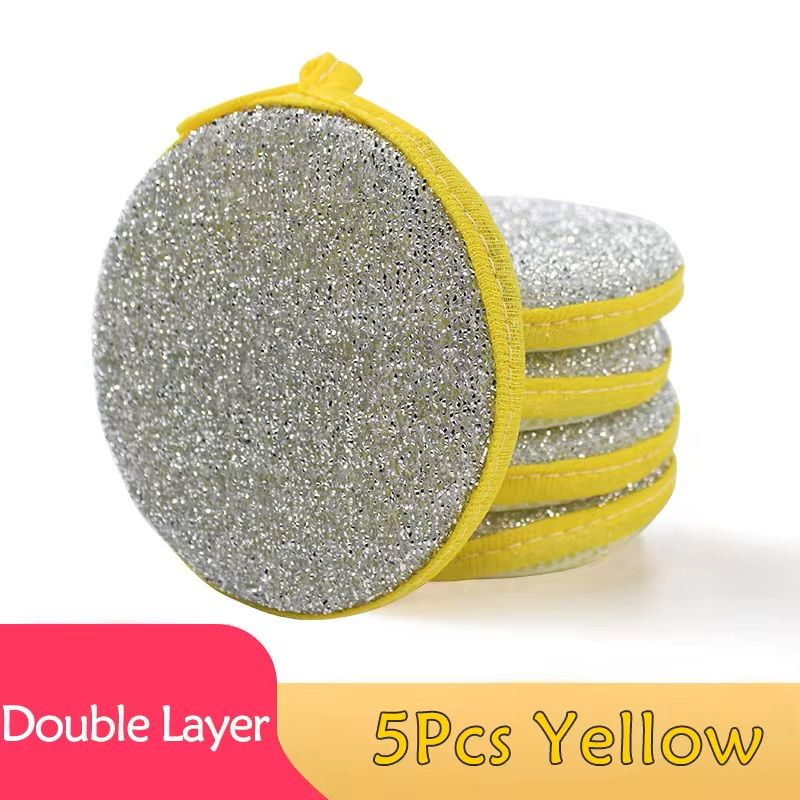 DoubleSided Dishwashing Sponges 5 Pack For Kitchen Cleaning 7
