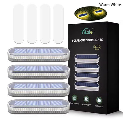 Waterproof Solar LED Step Lights For Outdoor Deck And Driveway 10