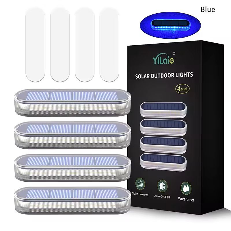 Waterproof Solar LED Step Lights For Outdoor Deck And Driveway 11