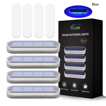 Waterproof Solar LED Step Lights For Outdoor Deck And Driveway 11