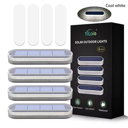 Waterproof Solar LED Step Lights For Outdoor Deck And Driveway 9