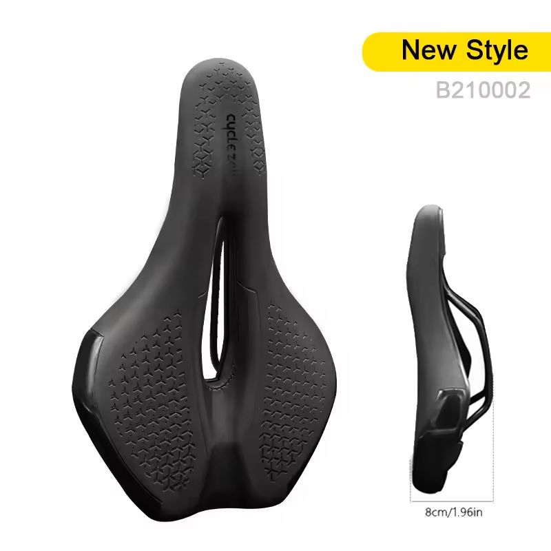 Comfort Bike Saddle With Shock Absorption And Safety Reflector 6