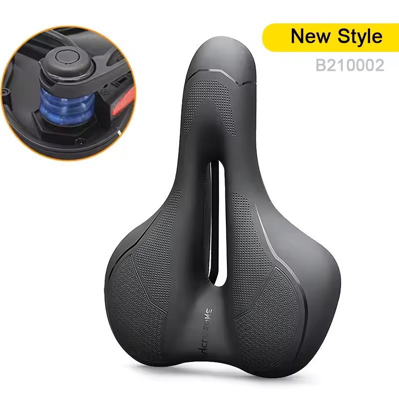 Comfort Bike Saddle With Shock Absorption And Safety Reflector 11