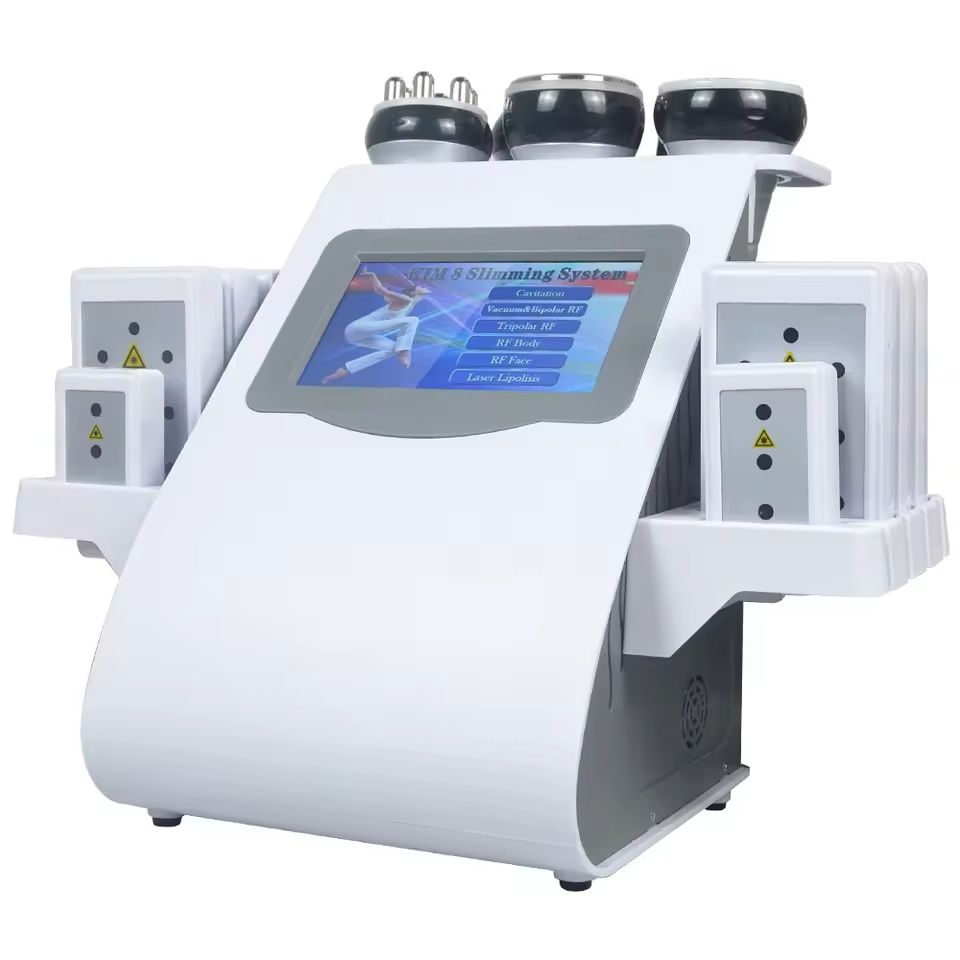 6in1 Professional Body Sculpting Cavitation Machine With 40K Ultrasound And RF 1