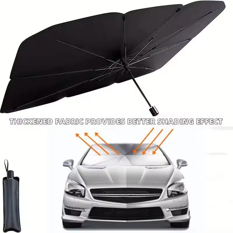 Foldable Car Windshield Umbrella Sunshade for UV and Heat Protection