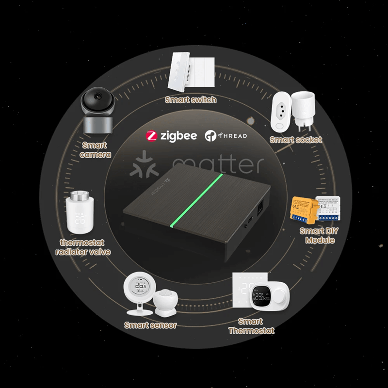 AVATTO Tuya ZigBee Smart Home Hub With Matter Support And Voice Control 1