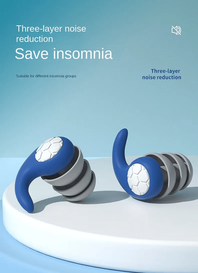 Silicone Noise Cancelling Earplugs For Sleep Swimming And Sound Protection 2