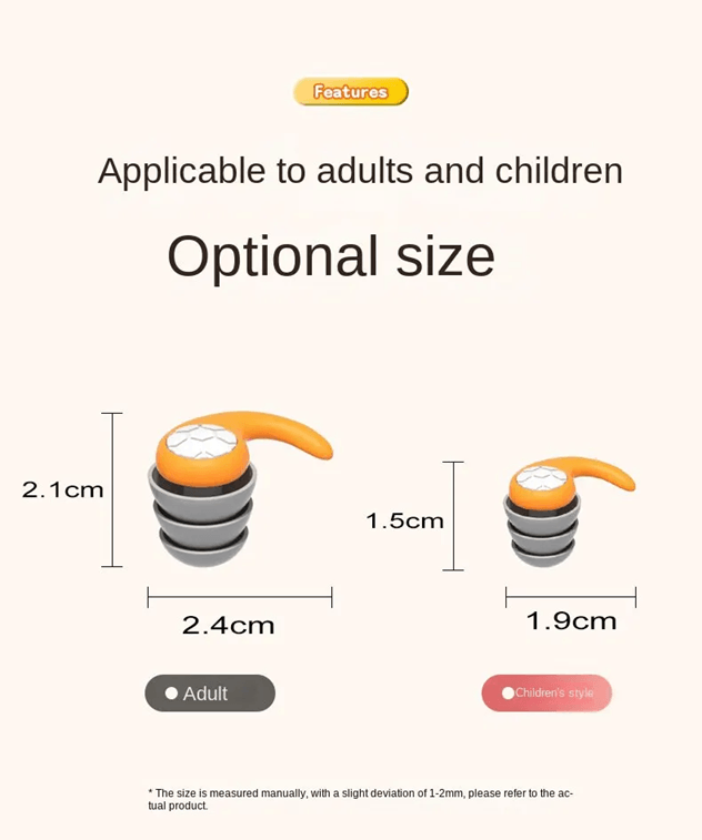 Silicone Noise Cancelling Earplugs For Sleep Swimming And Sound Protection 10