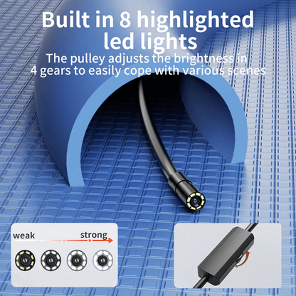 HD Industrial Endoscope Camera For IPhone With Waterproof Inspection Probe For Car And Home Use 4